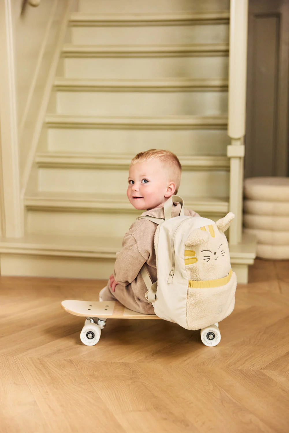 Kinder-Rucksack "Charlie Cat" mit Katzen-Motiv von Jollein