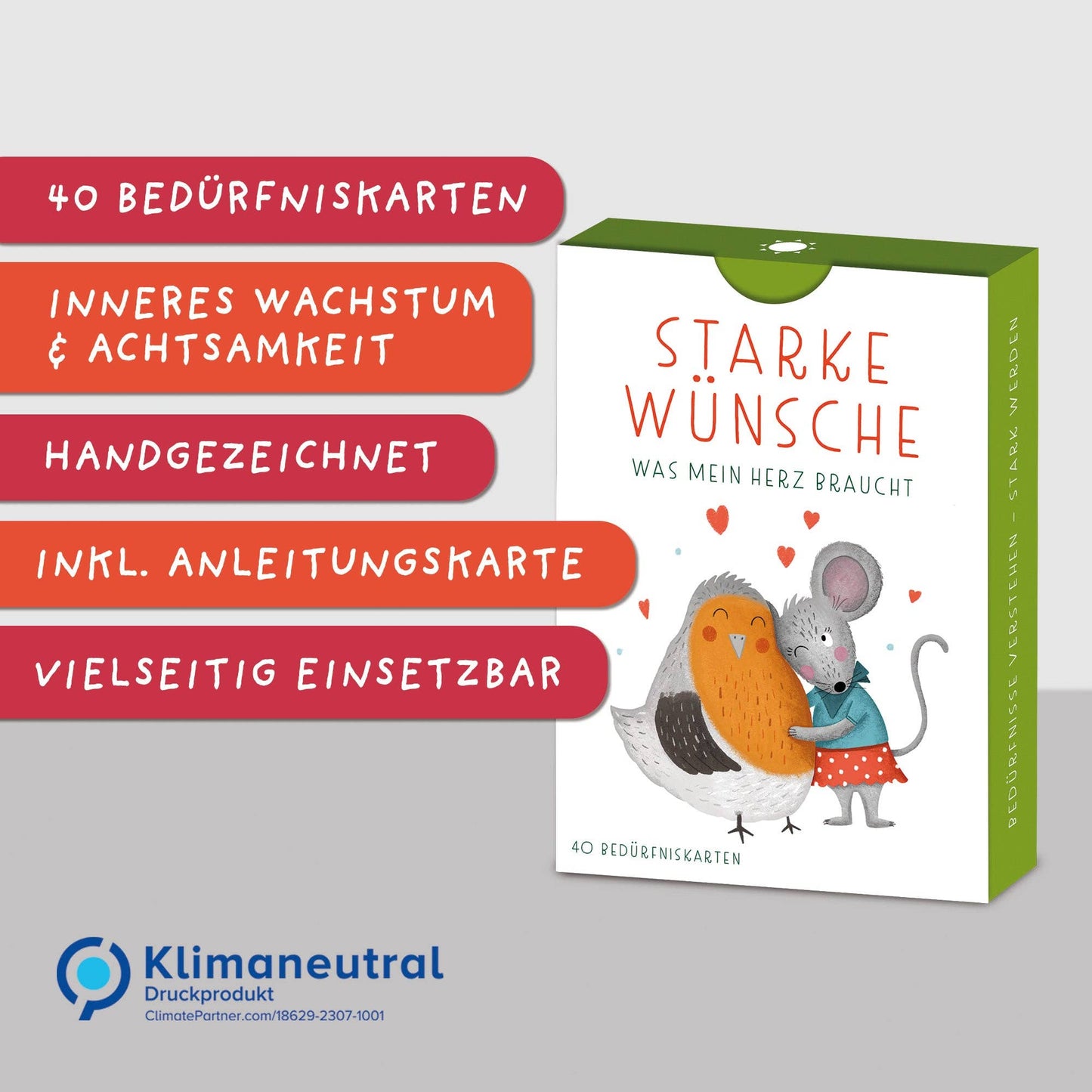 "Starke Wünsche - Was mein Herz braucht" - Bedürfniskarten für Kinder von Rüsselfuchs