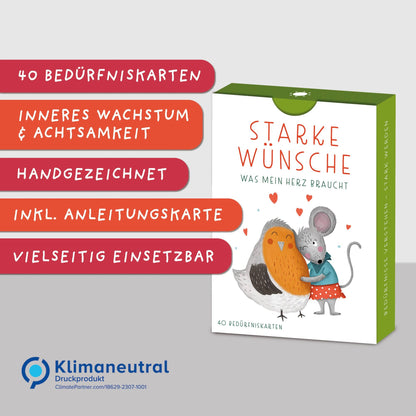 "Starke Wünsche - Was mein Herz braucht" - Bedürfniskarten für Kinder von Rüsselfuchs