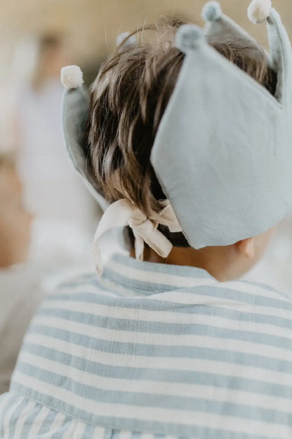 Blaue Geburtstagskrone "Blue" mit Patches von 1-10 von Leevje