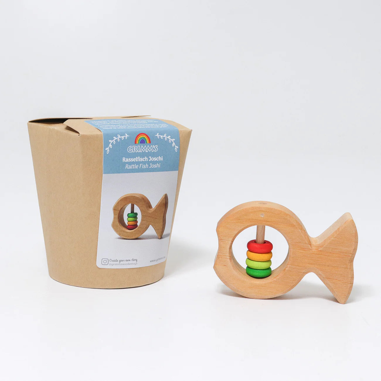 Babyspielzeug "Rasselfisch Joschi" aus Holz von Grimms