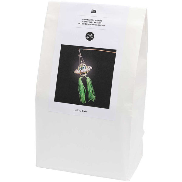 Ufo-Laternenbastelset von Rico Design, grün