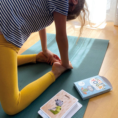 Kinderyoga-Karten mit 30 einfachen Übungen von Rüsselfuchs
