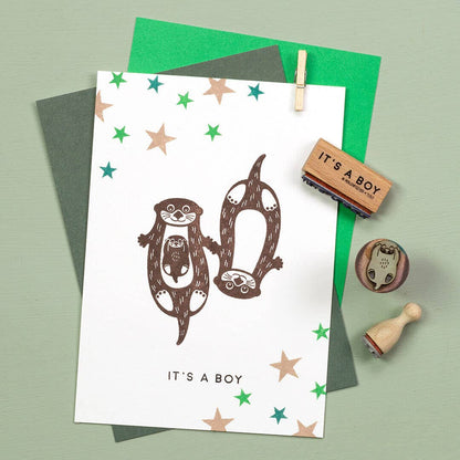 Stempel "Otterbaby" van Perlenfischer