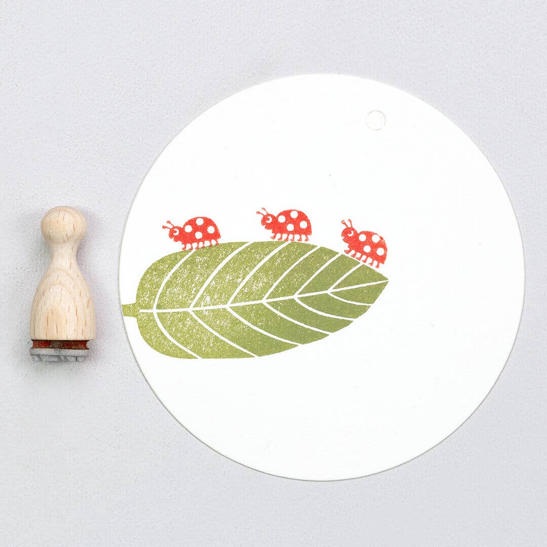 "Ladybug Mini" stamp by Perlenfischer