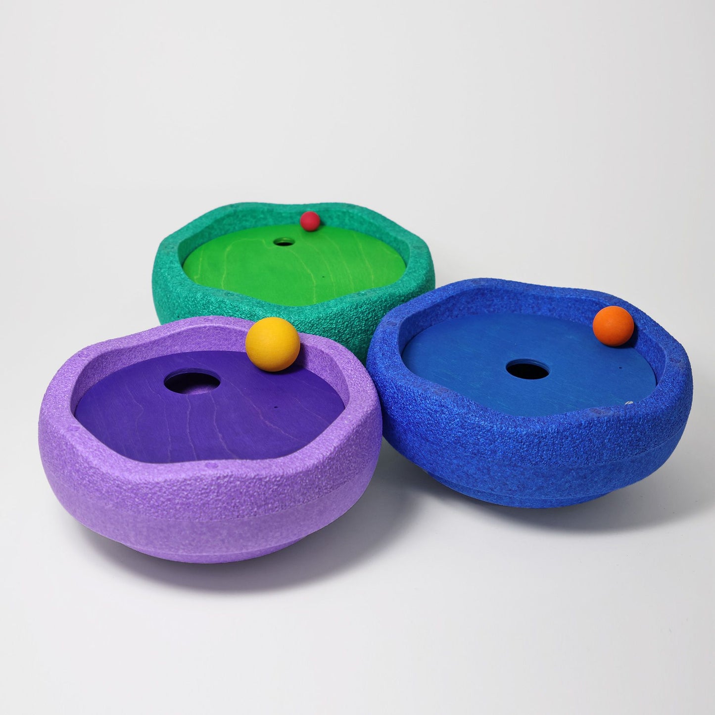 Grimm´s X Stapelstein® Kullerscheiben "Cool Rainbow", 3er Set