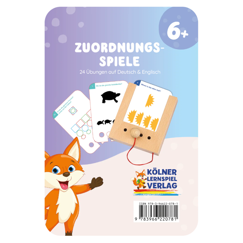 Kartensatz "Zuordnungsspiele" für den Lochkasten (ab 6 Jahren)