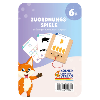 Kartensatz "Zuordnungsspiele" für den Lochkasten (ab 6 Jahren)