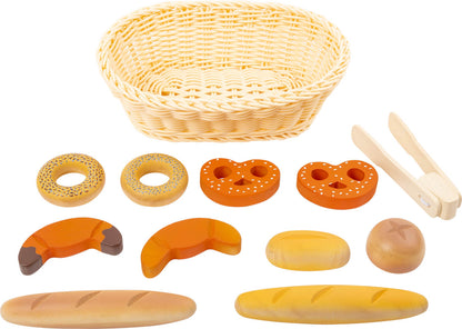 Brotkorb-Set "Fresh" mit Holzspielzeug für die Kinderküche