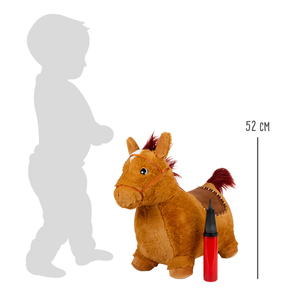 Hüpfpferd aus Plüsch von Small Foot - perfekt für Kinder ab 2 Jahren