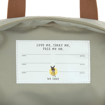 Rucksack "Little Gang" von Lässig mit "Happy little Soul" -Motiv, perfekt für den Kita-Start