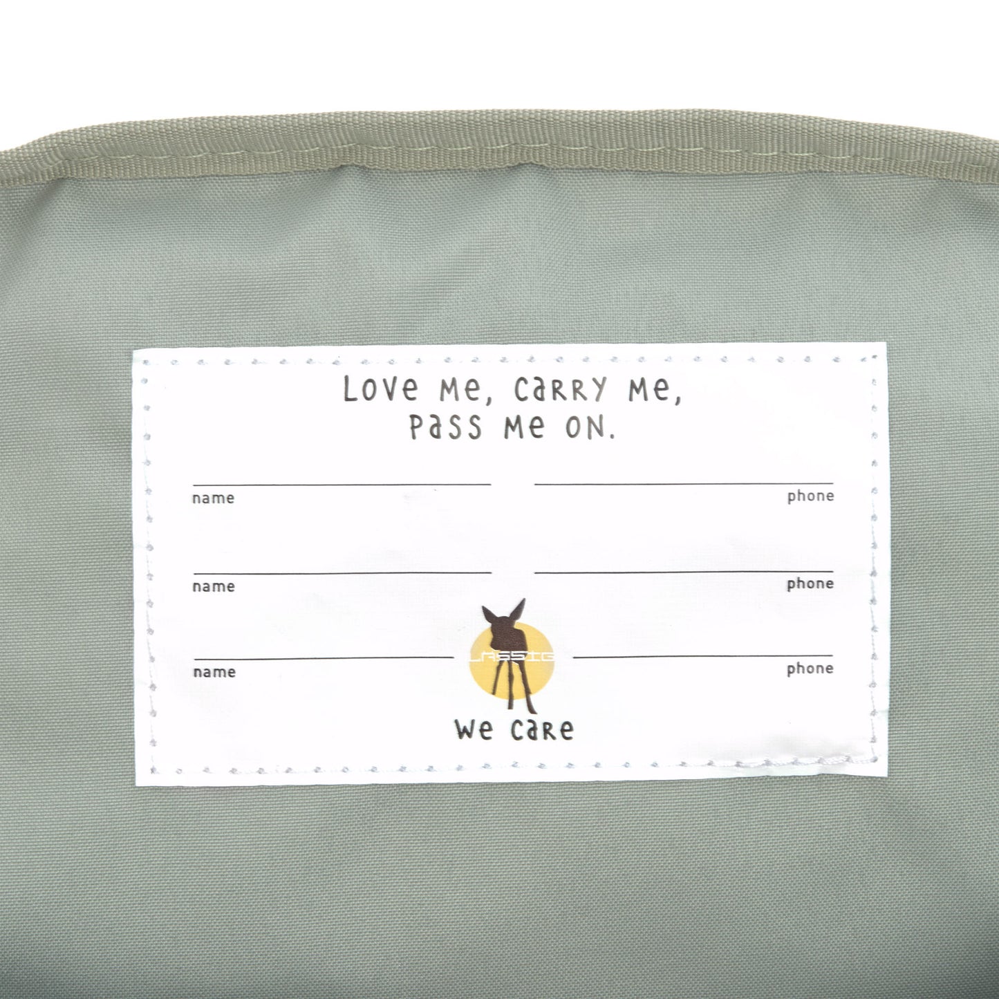 Kindergartenrucksack "Little Gang" in Grün von Lässig