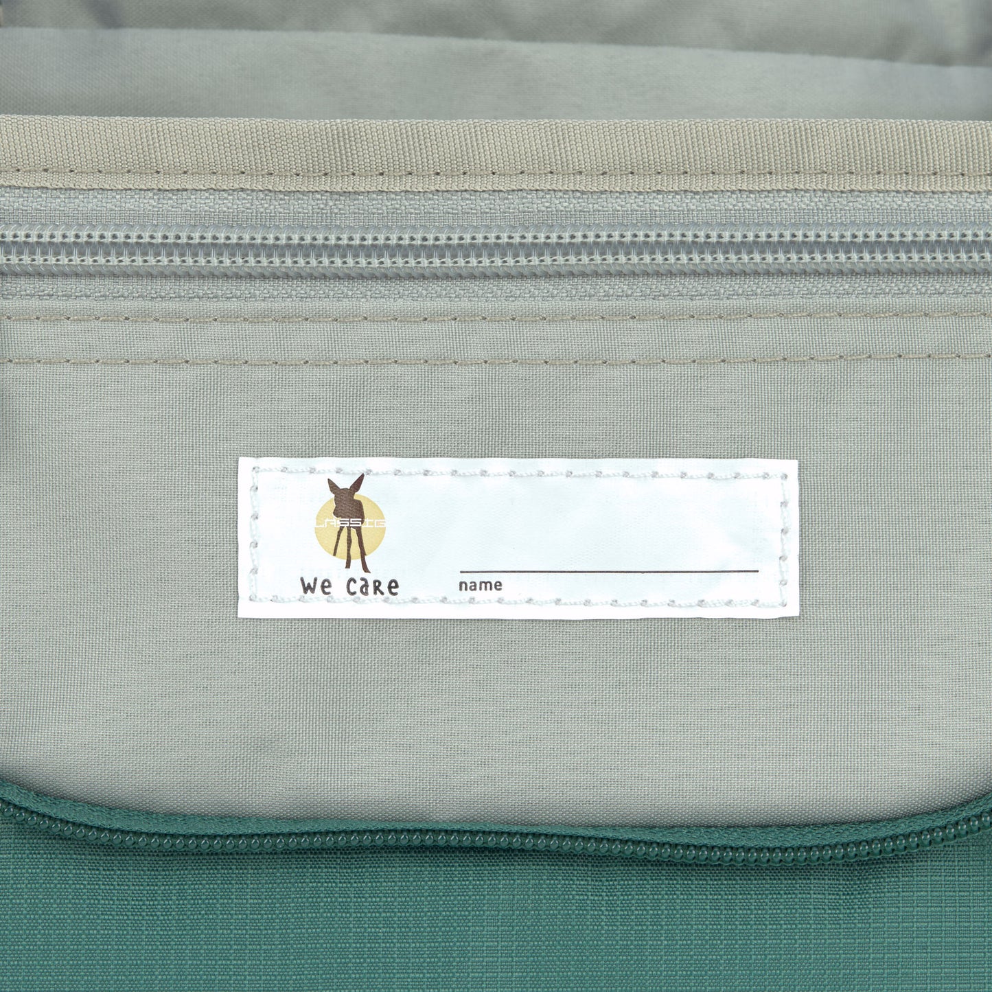 Kleiner Kulturbeutel "Little Gang" in Grün von Lässig