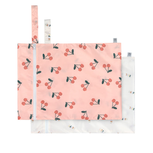Wetbag "Happy Fruits/Cherry" von Lässig, 2er Set