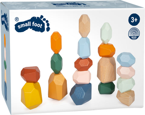 Balanciersteine aus Holz "Safari" von Small Foot - Geschicklichkeitsspiel für Kinder ab 3 Jahren