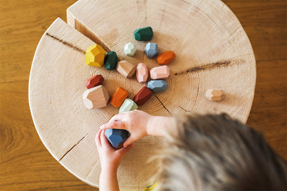 Houten Balansstenen "Safari" van Small Foot - Vaardigheidsspel voor Kinderen vanaf 3 Jaar