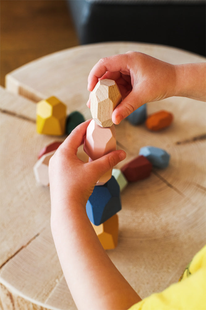 Houten Balansstenen "Safari" van Small Foot - Vaardigheidsspel voor Kinderen vanaf 3 Jaar