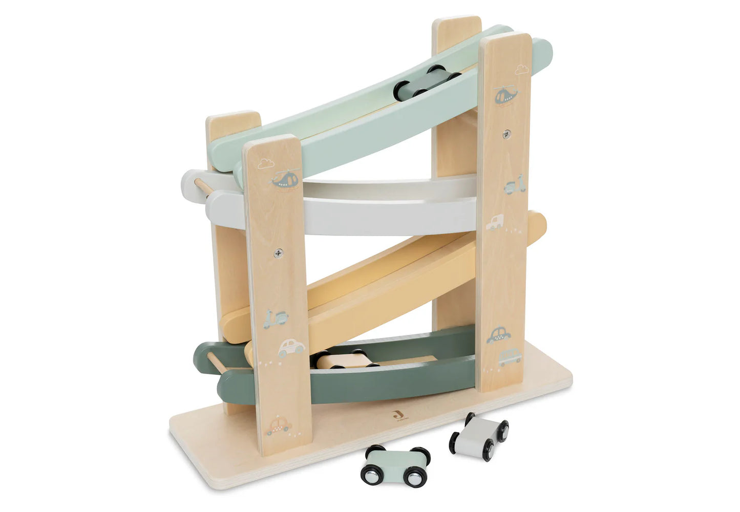 Jollein "On the Go" Wooden Car Ramp (Ball Track)