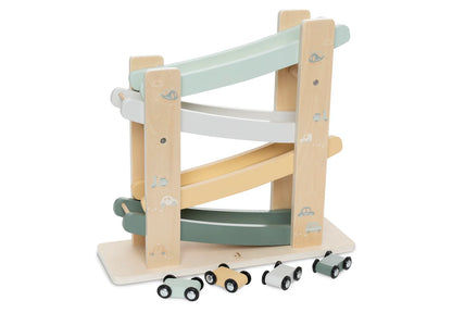 Jollein "On the Go" Wooden Car Ramp (Ball Track)