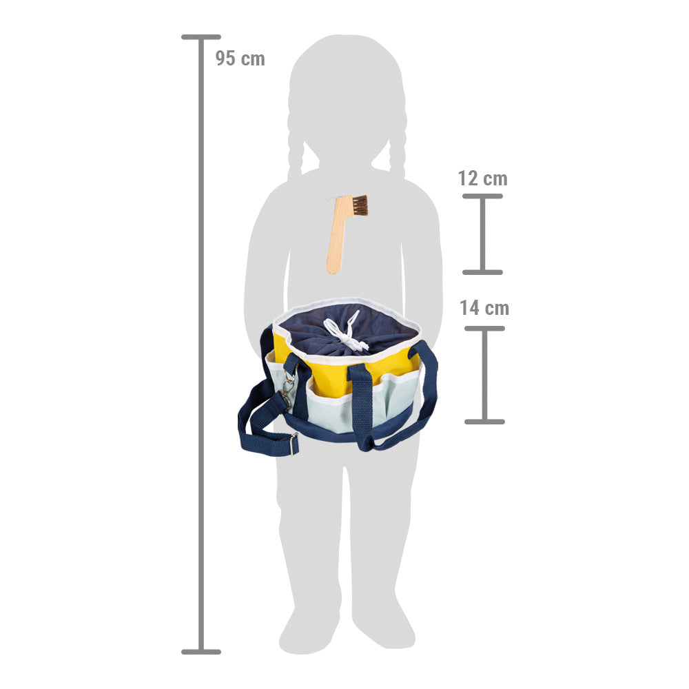 Pferdepflege-Set mit Tasche - tolle Spielidee für Kinder