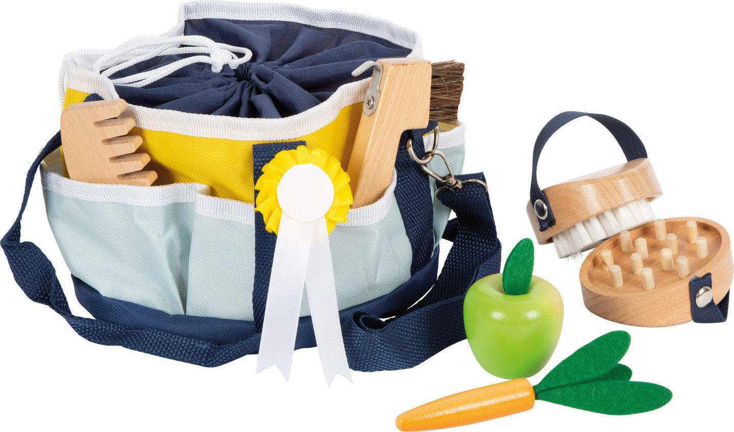 Pferdepflege-Set mit Tasche - tolle Spielidee für Kinder