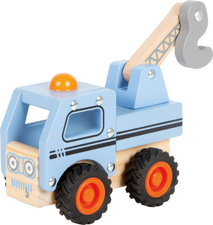 Abschleppwagen-Fahrzeug aus Holz von Small Foot zum Spielen für Kinder