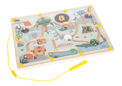 Magnetisches Labyrinth "Safari" aus Holz von Small Foot