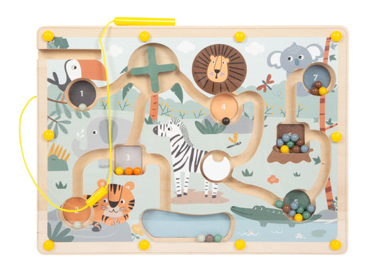 Magnetisches Labyrinth "Safari" aus Holz von Small Foot