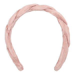Geflochtener rosa Haarreifen von Mimi & Lula