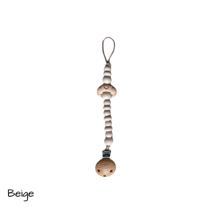 Schnullerkette mit Crossaint-Motiv von Chewies&more, verschiedene Farben