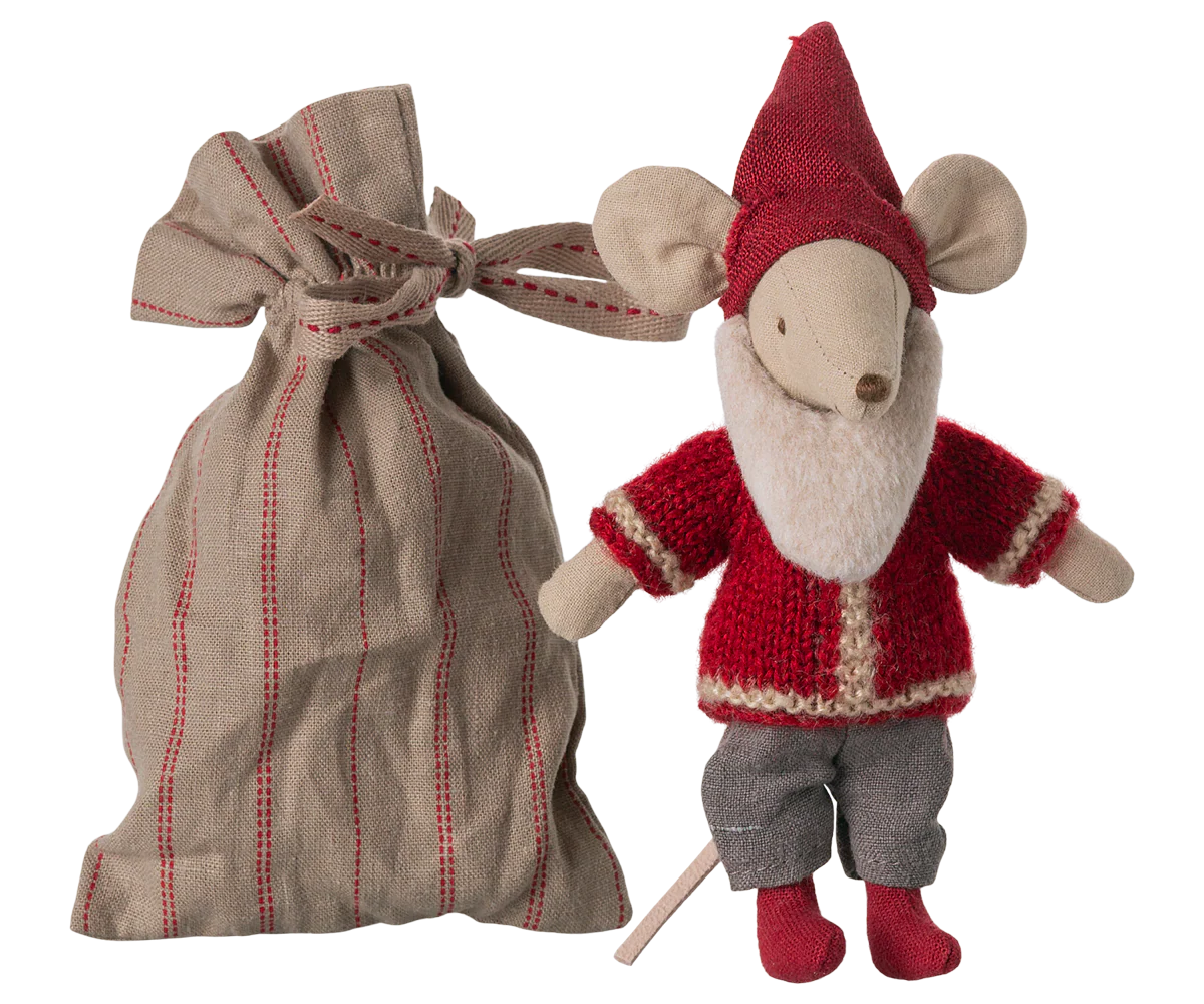 Weihnachtsmann Maus von Maileg - perfekt für das Mäusehaus, 14cm