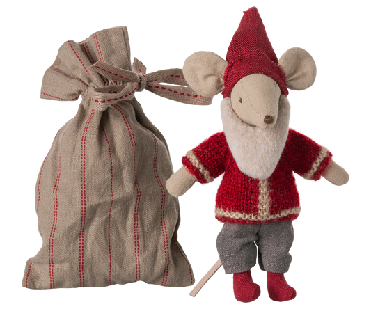 Weihnachtsmann Maus von Maileg - perfekt für das Mäusehaus, 14cm