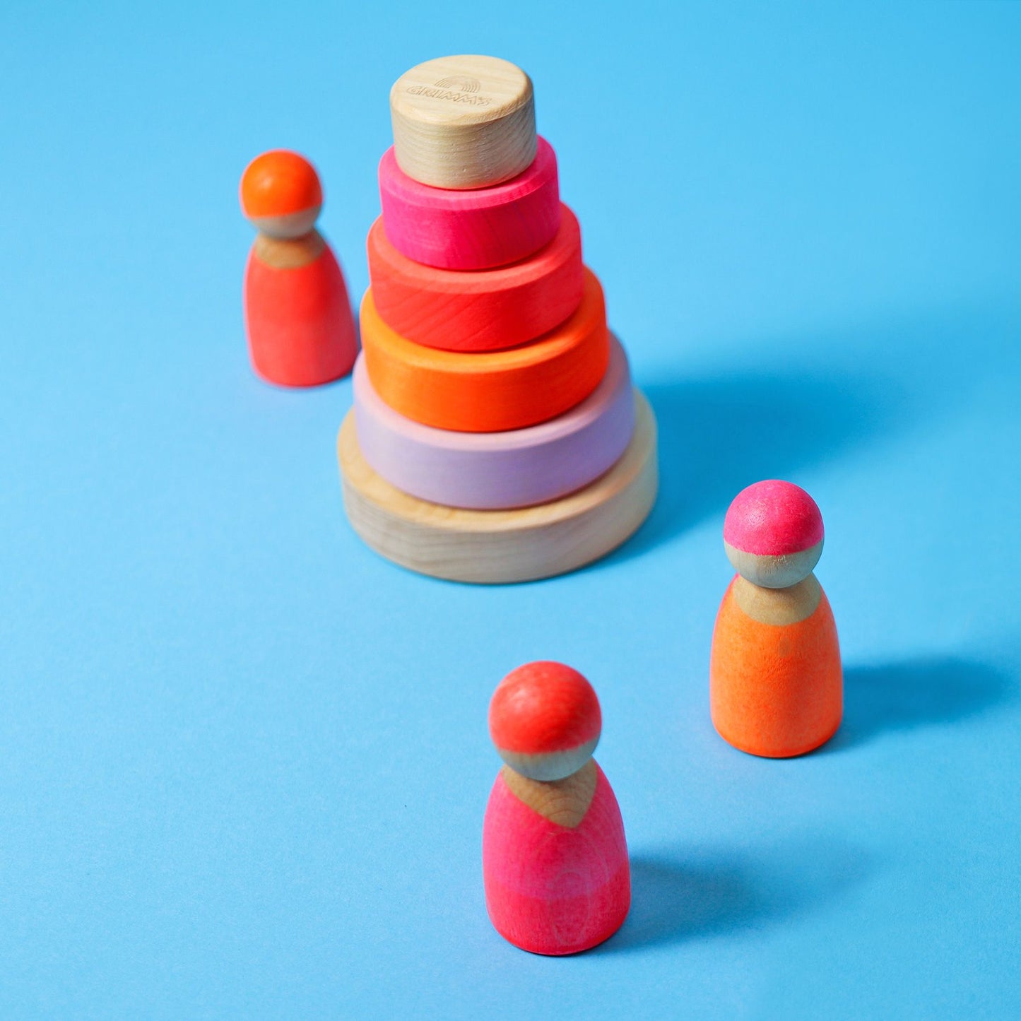 Kleiner Scheibenturm "Neonpink" von Grimm´s