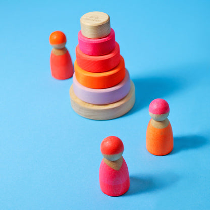 Kleiner Scheibenturm "Neonpink" von Grimm´s
