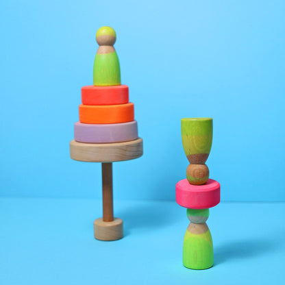 Kleiner Scheibenturm "Neonpink" von Grimm´s