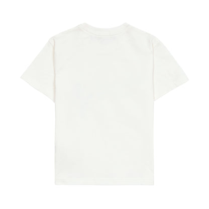 Weißes T-Shirt mit "Little Gang" Aufschrift von Lässig, Größe 62-116