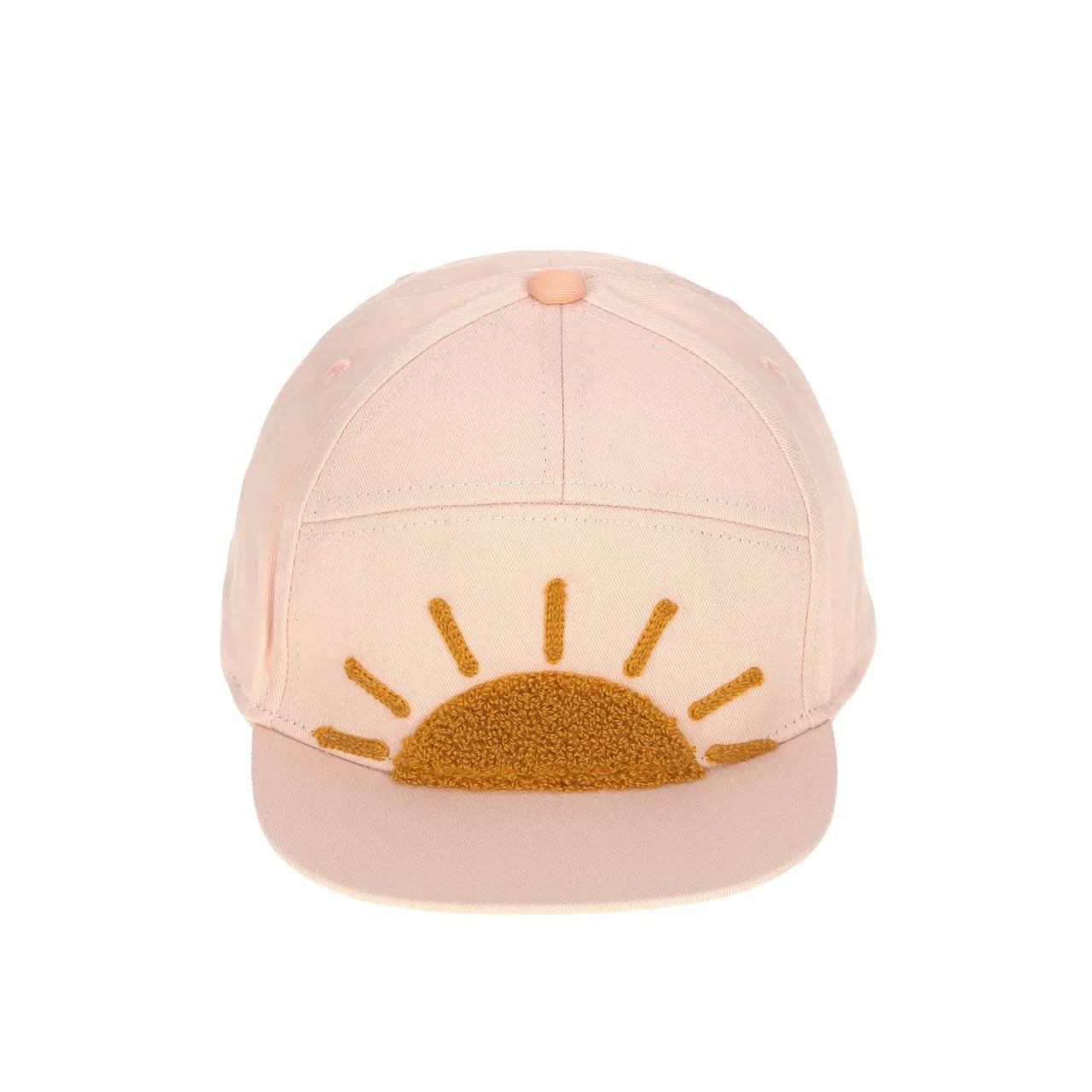 Rosa Kappe "Sunny" mit Sonnen-Motiv von Lässig