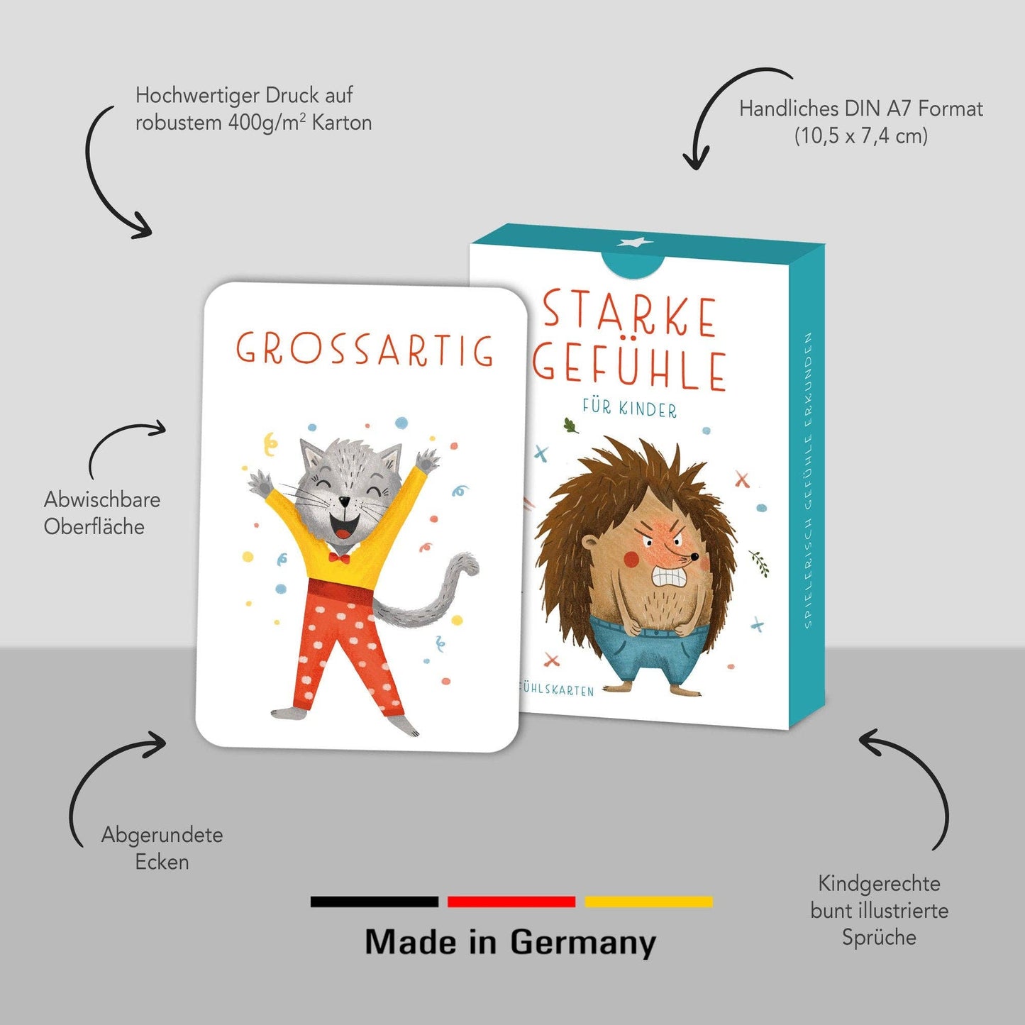 "Starke Gefühle für Kinder" - Gefühlskarten von Rüsselfuchs