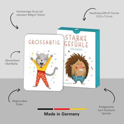 "Starke Gefühle für Kinder" - Gefühlskarten von Rüsselfuchs