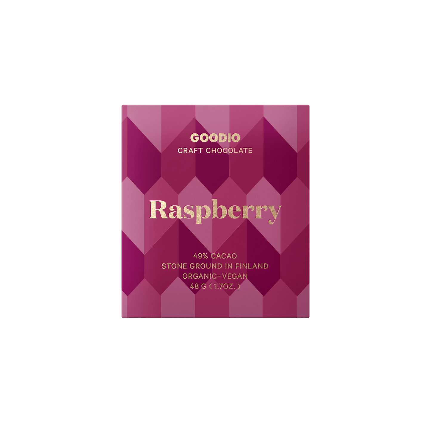 Himbeer-Schokolade von Goodio Chocolate