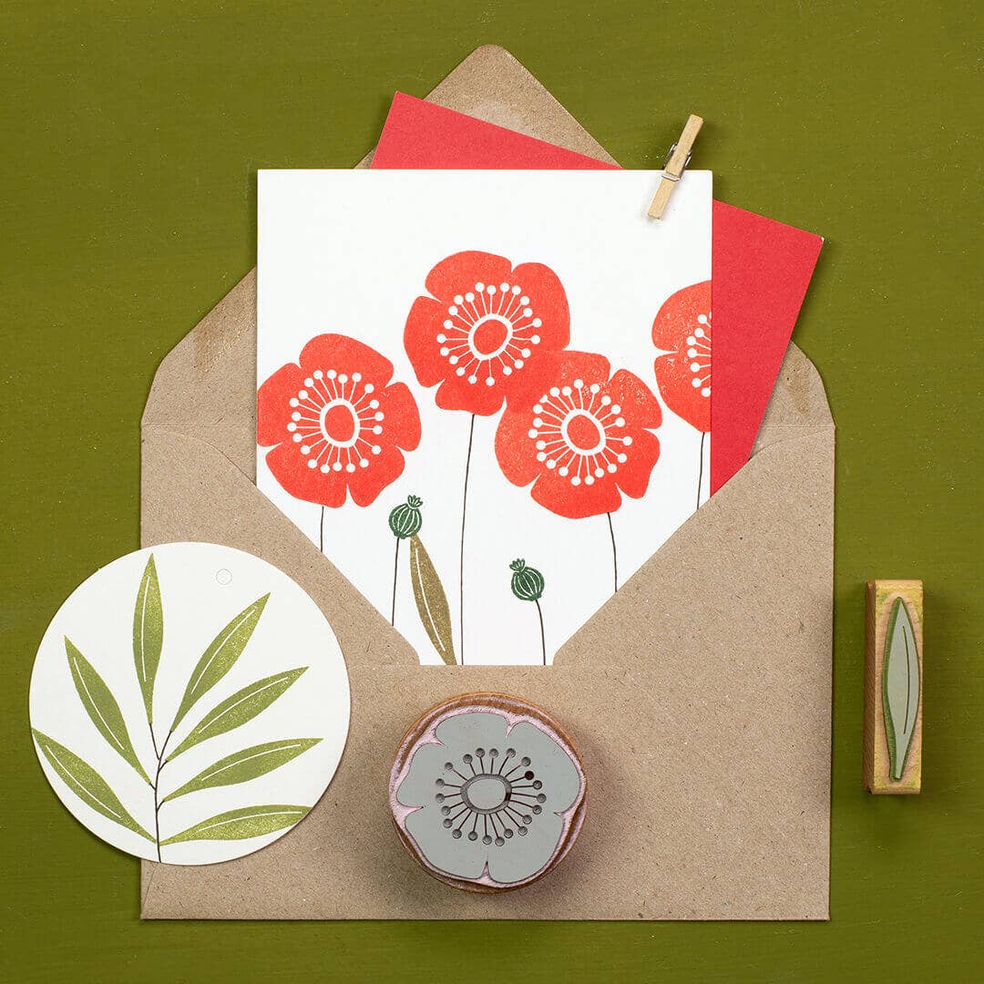 Klaproos XL Stempel van Perlenfischer