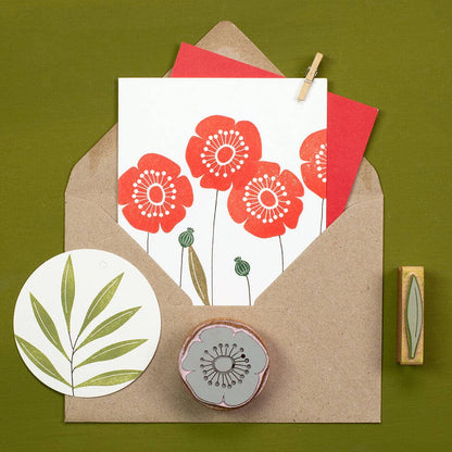 Klaproos XL Stempel van Perlenfischer