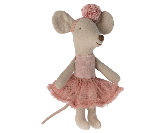 Ballerina Maus "Rose" von Maileg (Kleine Schwester) - perfekt für das Mäusehaus