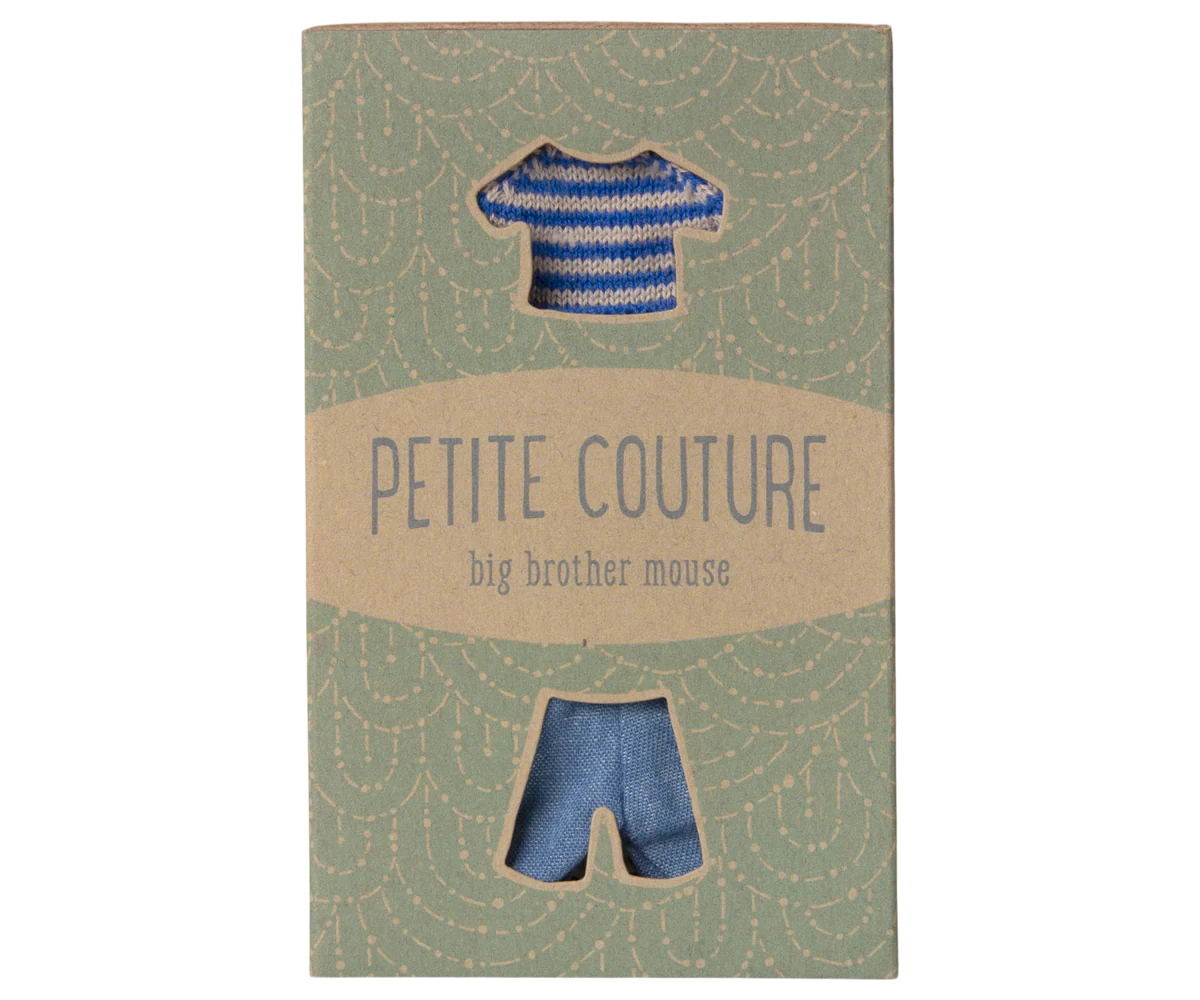 Strickpullover und Hose für Großer Bruder Maus von Maileg