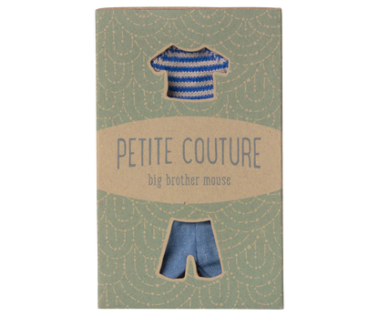 Strickpullover und Hose für Großer Bruder Maus von Maileg