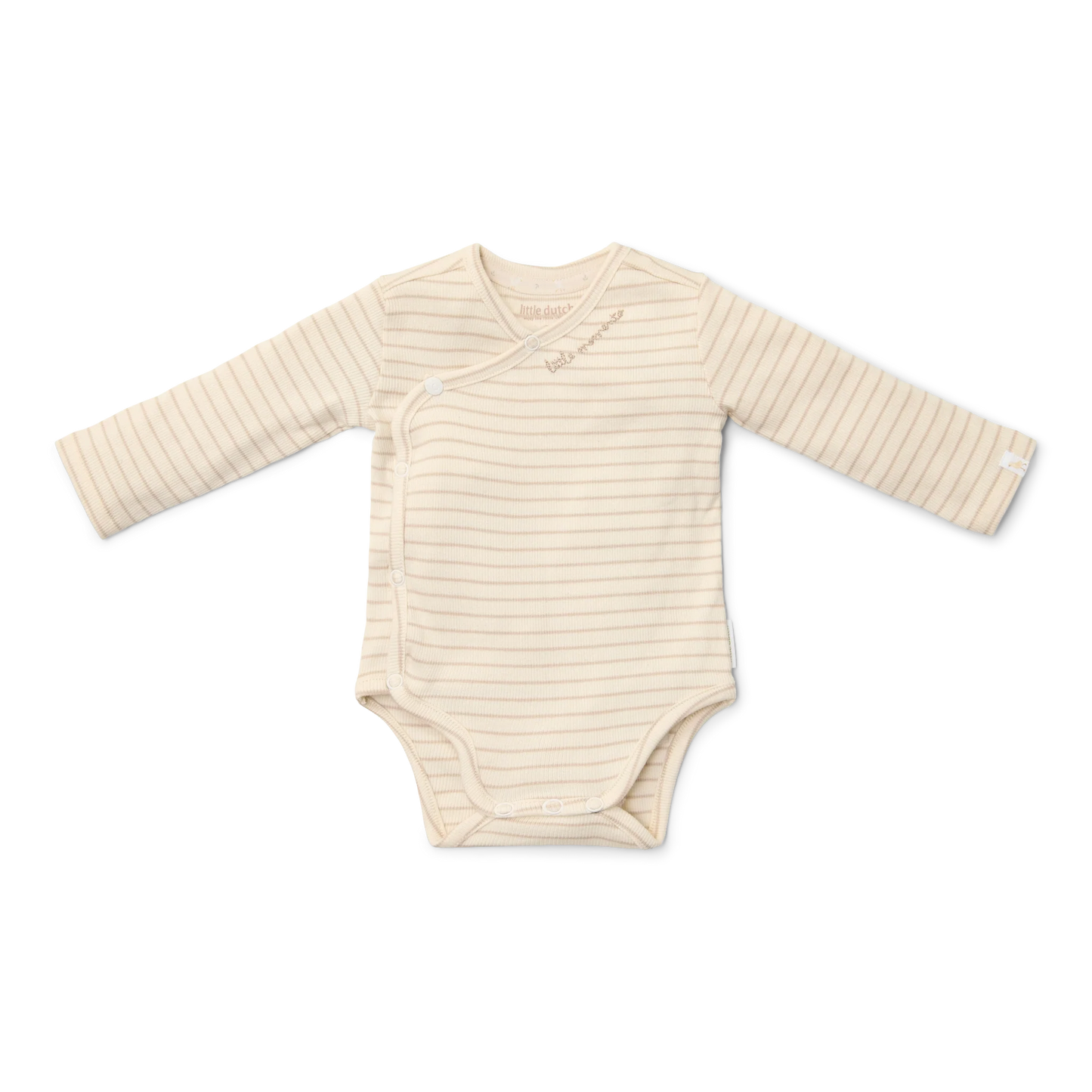 Gestreifter Body "Newborn Naturals" von Little Dutch, Größe 56-74