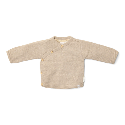 Beiges Strickoberteil "Newborn Naturals" von Little Dutch, Größe 56-74