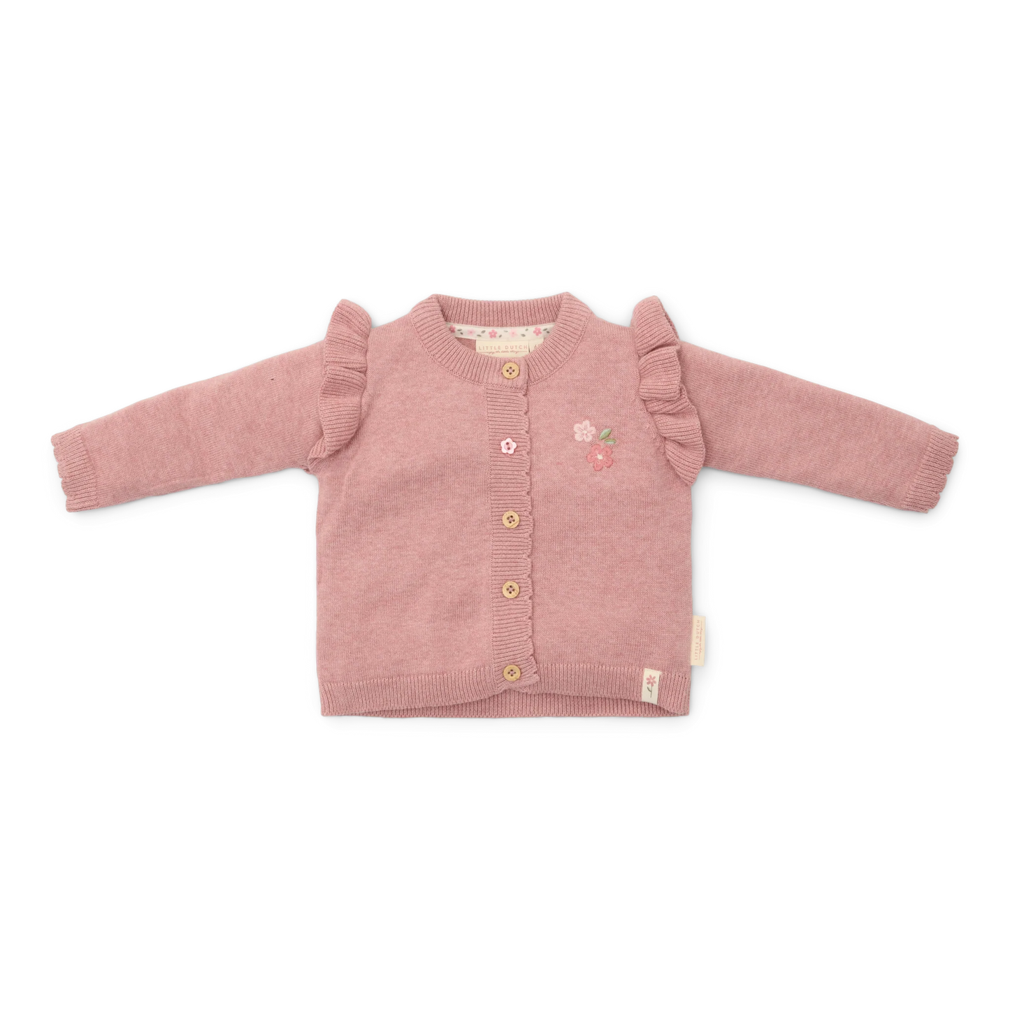 Rosa Strickjacke "Fairy Garden" von Little Dutch, Größe 56-4