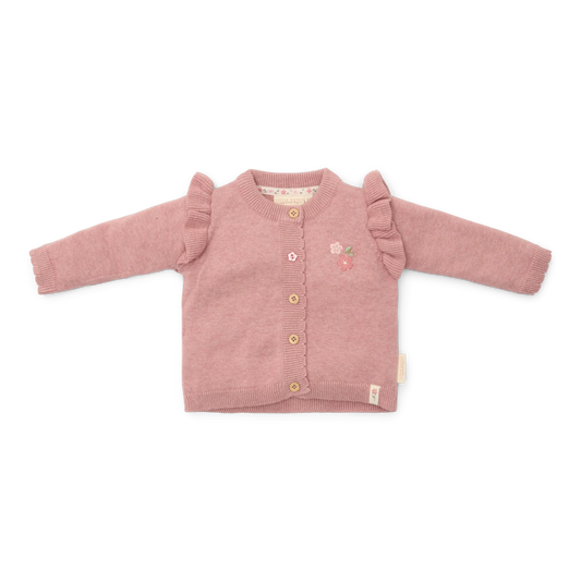 Rosa Strickjacke "Fairy Garden" von Little Dutch, Größe 56-4