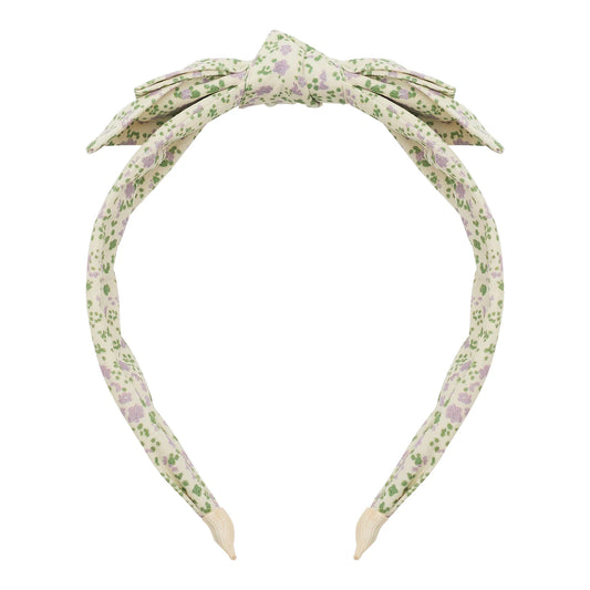 Haarreifen "Edie Alice" mit lila Blumen-Motiv von Mimi & Lula